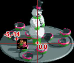 Snow Cups Rider placement  Each Rider Image is offset by a pair of X,Y coordinates