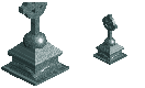 HEADSTONES (Large single tile and Small 1/4 tile)